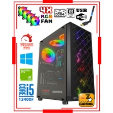 Zeiron Poseidon PTX25 Intel Core I5-13400F 16GB Ddr4 Ram 512GB M.2 SSD + 1tb HDD 6gb 192BIT GTX1660 Oyuncu Masaüstü Bilgisayar