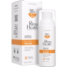 Rimu Health Products Yağlı ve Karma Ciltler İçin Siyah Nokta ve Akne Karşıtı 50 Spf Güneş Kremi