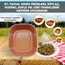 Dolphfin Airfryer Yemek Pişirme Güveci- Sır Kaplı 18 cm