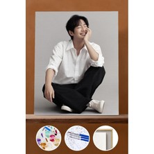 WebStyle Sayılarla Boyama Seti Çerçeveli Kasnaklı Star Anime 4 60X75 cm