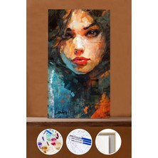 WebStyle Sayılarla Boyama Seti Çerçeveli Kasnaklı Londrada Yaşanmışlıklar 40X50 cm