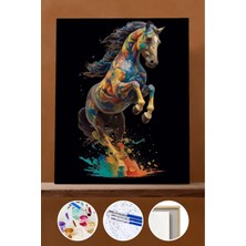 WebStyle Sayılarla Boyama Seti Çerçeveli Kasnaklı Mearas 50X65 cm