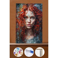 WebStyle Sayılarla Boyama Seti Çerçeveli Kasnaklı Rüya 40X50 cm