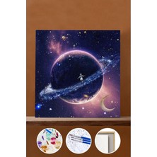 WebStyle Sayılarla Boyama Seti Çerçeveli Kasnaklı Rüya Gezen 40X50 cm