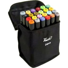 Touch 48 Adet Iki Uçlu Touch Marker Art Mimari Tasarım Keçeli Kalem Seti Çanta Taşınabilir