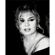 Sezen Aksu Sayılarla Boyama Seti 80X100 cm  (Tuvale Gerili)