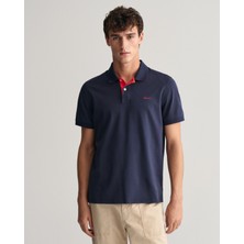 Gant Erkek Lacivert Regular Fit Logolu Polo 2062026.433