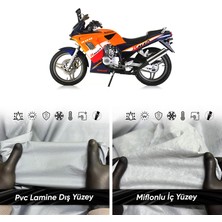 ULTRASHOP Ultra Shop Kanuni Racer 200 Motosiklet Branda Su Geçirmez Uv Korumalı Motosiklet Branda