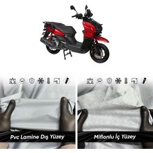 ULTRASHOP Ultra Shop Rmg Moto Gusto Panzer 125 Motosiklet Branda Su Geçirmez Uv Korumalı Motosiklet Branda