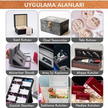 Fixall Adhesive Products Suni Deri Yapışkanlı Alkantara Döşemelik Kumaş  48 cm x 100 cm Taba