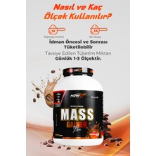 Nowup Nutrition Mass Gainer Whey Protein ¼ Carbohydrate / Chocolate & Vanillin 4020 gr. / 60 Servis / Karbonhidrat&Protein Tozu / Shaker Hediyeli