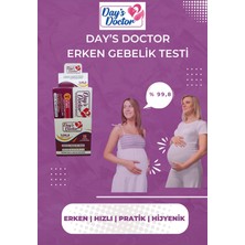 Day's Doctor Gebelik-Hamilelik Testi | Erken | Hızlı  | Pratik | Hijyenik | %99,8 | 3 Adet