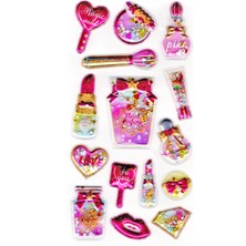 Limmy Sticker Kabartmalı Stiker Defter, Planlayıcı Etiket (PULLU-808) - 17X9 cm - Makyaj