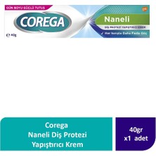 Corega Naneli Diş Protezi Yapıştırıcı Krem  40g