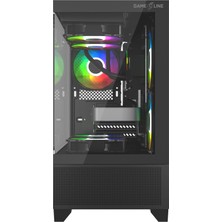 Gameline Armor 5x F-Rgb Fan Tamperli Cam USB 3.0 Gaming Bilgisayar Kasası