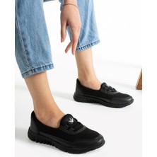 Albishoes Kadın Anne Spor Babet Ayakkabı Bağcıksız Hafif Rahat Günlük Yürüyüş Kadın Spor Ayakkabı