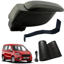 3 Tıkla Eko Set Ford Courier 2018 Geniş Hacimli  Delmesiz Çelik Ayaklı  Kolçak ve Direksiyon Kılıfı