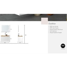 Evros Nisa 80 cm Banyo Dolabı