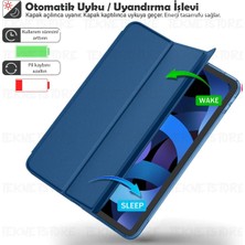 TEKNETSTORE iPad Air 6 11 İnç M2 Çip 2024 Uyumlu Tablet Kılıfı İnce Tasarım Smart Cover Standlı Akıllı Kapak