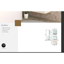 Evros Elite 65 cm Banyo Dolabı