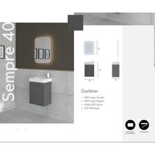Evros Sempre 40 cm Banyo Dolabı