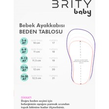 Brity   Deri Püsküllü Ilk Adım Bebek Patiği