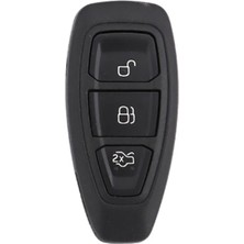 Renk Store Ford Focus, Fiesta, Mondeo, Kuga, C Max Uyumlu Anahtar Kılıfı Beyaz Silikon Kılıf Anahtarlık