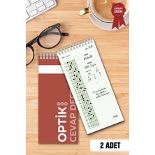 Copyrite Optik Cevap Defteri 2'li (100 Yaprak) Gelişim ve Sınava Hazırlık Defteri