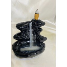 Rahan Geri Akış Tütsüsü Şelale Siyah Kat Kat