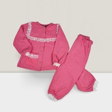 Minnana Kids Kız Çocuk Güpürlü Alt Üst Takım Pijama