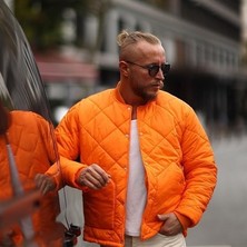 Ben Özgürüm Dik Yaka Bomber Kapitone Erkek Mont