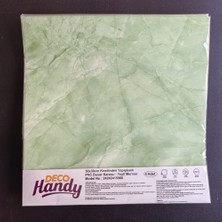 Ttt Decohandy 30X30 cm Pvc Duvar Karosu 4'lü Paket - Yeşil Mermer