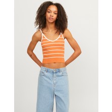 Jack & Jones Kadın Askılı Çizgili Bluz - Esther