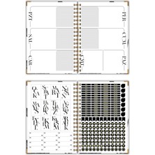 Copyrite Tropic Süresiz Planlayıcı Ajanda Stickerli 16X23CM Planner Defteri