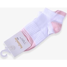 Katamino Kız Çocuk Sportif Patik Çorap 1-2-13-14 Yaş, Pudra