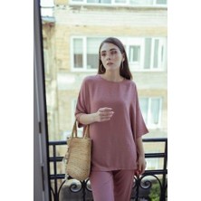 Sobasic Keten Viskon Comfort İkili Takım 46 - Gül Kurusu