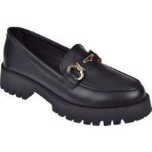 Pullman Divadonna Hakiki Deri Makosen Kadın Ayakkabı BL-2855   SİYAH