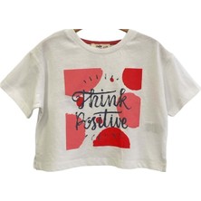 Çikoby Kız Çocuk Tshrt  - Çikoby - Beyaz - 5 Yaş - CE30420-BEYAZ-5 Yaş