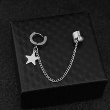 Gossip Team Vintage Punk Korean Kıkırdak Yıldızlı Küpe