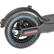 KingKuee 8.5 Inç Katı Lastik Xiaomi M365 1 S Pro Elektrikli Scooter Anti-Patlama Lastik Emici Sönümleme Petek Lastik, Kırmızı (Yurt Dışından)