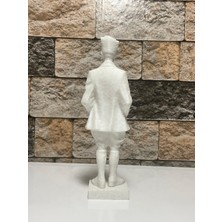 3D Online Atatürk Büstü Beyaz 18 cm