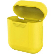 Megafox Teknoloji Uyumlu Kılıf Silikon Yumuşak Soft Yüzey Askı Aparatlı Standart Silikon Kılıf Sarı