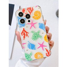 3gen Case İphone 13 Pro Kılıf Desenli Şeffaf Silikon Kılıf - dnz3