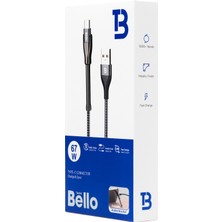 Bello BA-02 Type-C 67w 5A Stand Aparatlı Hızlı Şarj Ve Data kablosu 1.2m