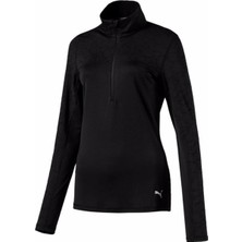 Puma W Jacquard 1/4 Zip Tshirt - Kadın Tshirt