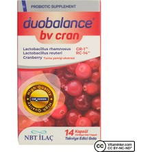 Nbt İlaç Nbt Duobalance Bv Cran 14 Kapsül