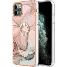 Manyi Market IPhone 12 Için Kılıf Pro Max Tampon Mermer Darbeye Tpu Silikon 360 &deg; Halka (Yurt Dışından)
