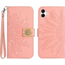 Manyi Market Samsung Galaxy F14 Telefon Kılıfı Için Kılıf Darbeye Tpu Kabuk Kart Tutucu Pu (Yurt Dışından)