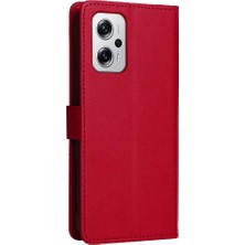 Mays Shop Xiaomi Redmi Için Flip Case NOTE11 Pro Artı 5g Klasik Düz Renk Yüksek (Yurt Dışından)