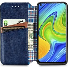 Mays Shop Xıaomı Redmi Not 9 Için Kılıf Moda Tasarım Kapak Çevirin Cüzdan Fonksiyonu (Yurt Dışından)